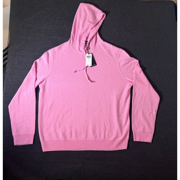 RLX RALPH LAUREN Washable Cashmere Hooded Golf Sweater Pink Men's Size XL $348 - Picture 2 of 8